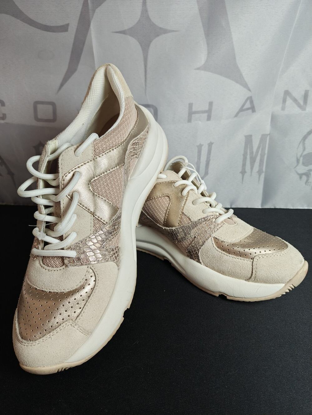 Geox Respira Women's 8 / 38 Sneakers Casual Lace Up New Blemishes